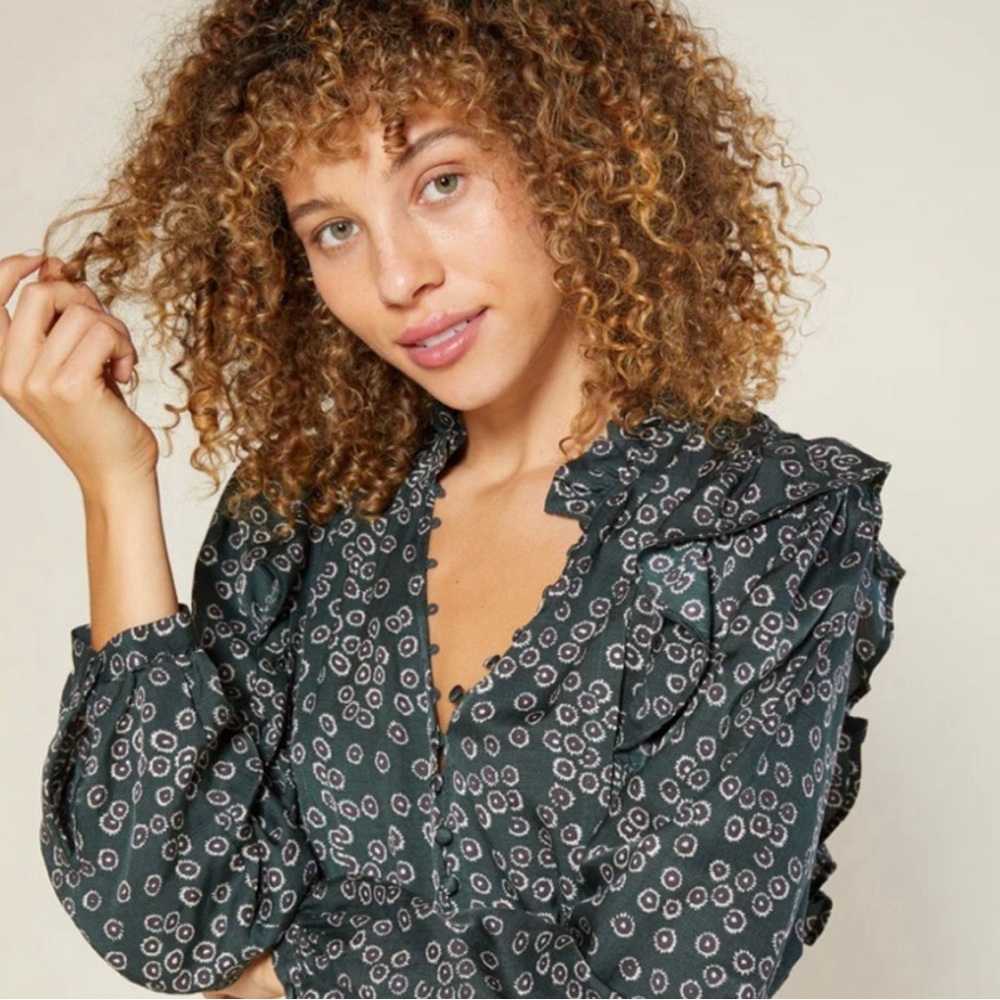 Outerknown Stardust Dress Green Size Small Sustainable Brand
